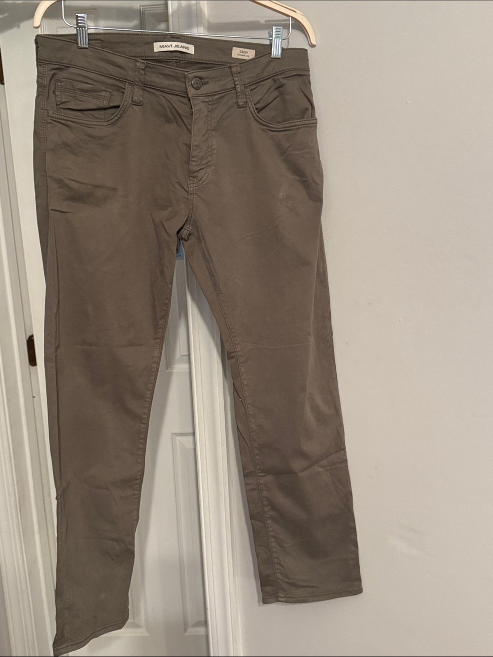 Mavi Straight-Leg Pants in Olive